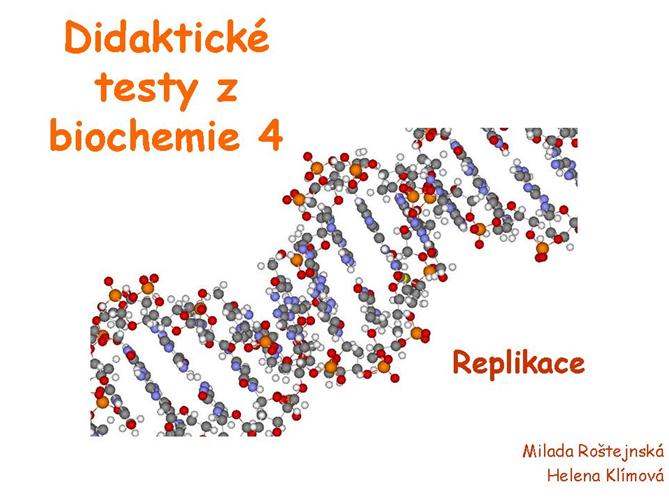 Replikace - test